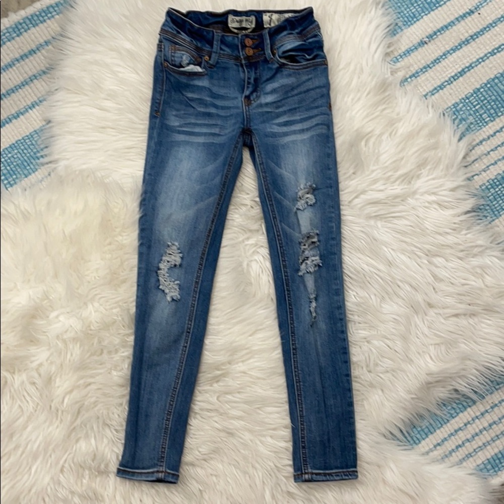 Girls indigo rein jeans